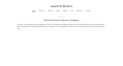Desktop Screenshot of joachimbrohm.com
