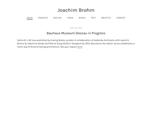 Tablet Screenshot of joachimbrohm.com